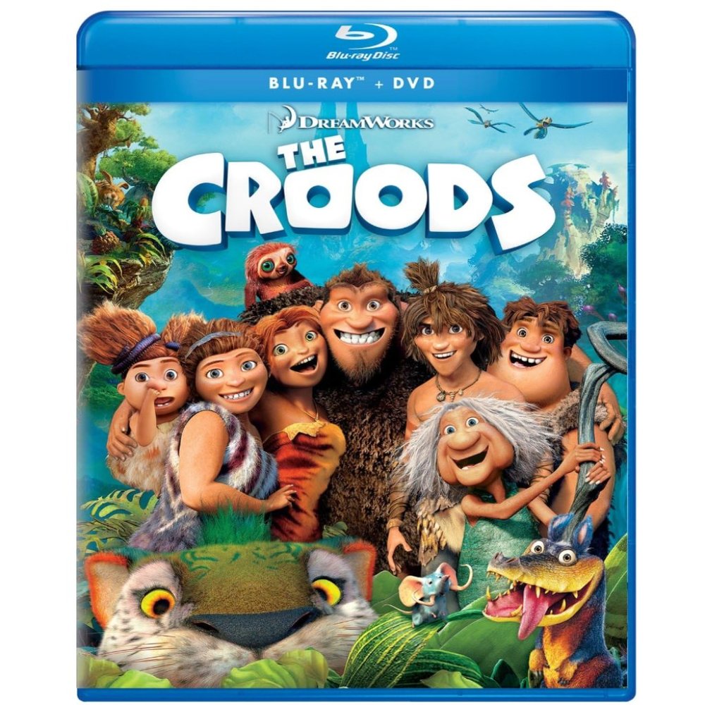 🍒4 for $20🍒 The Croods (Bilingual) (Blu-ray / DVD Combo) Kids Movie
